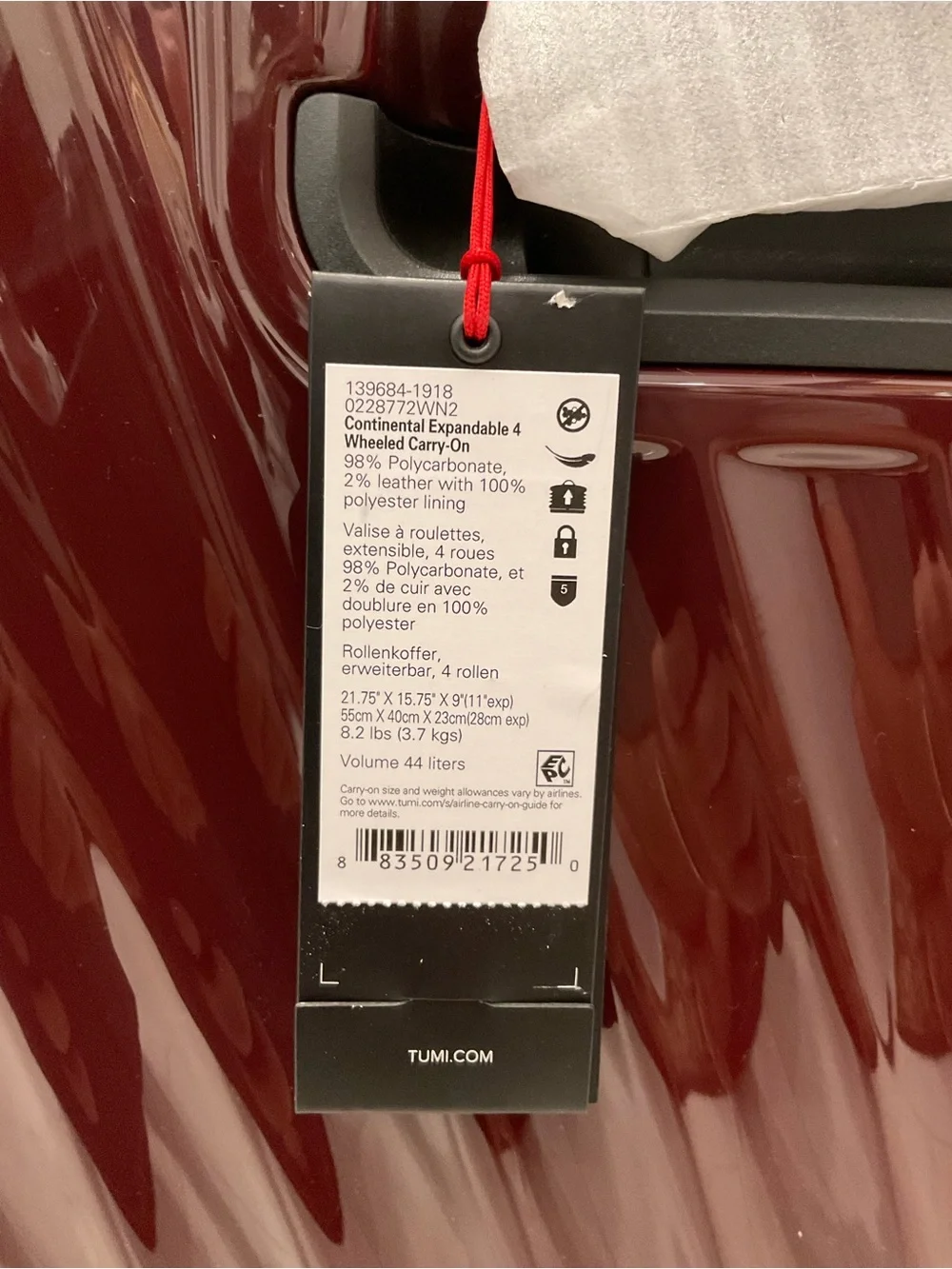 Tumi up sale